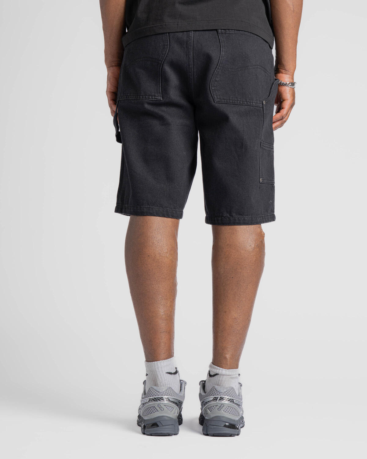 Dime Carpenter Denim Shorts | DIME2SP2515BLK | AFEW STORE